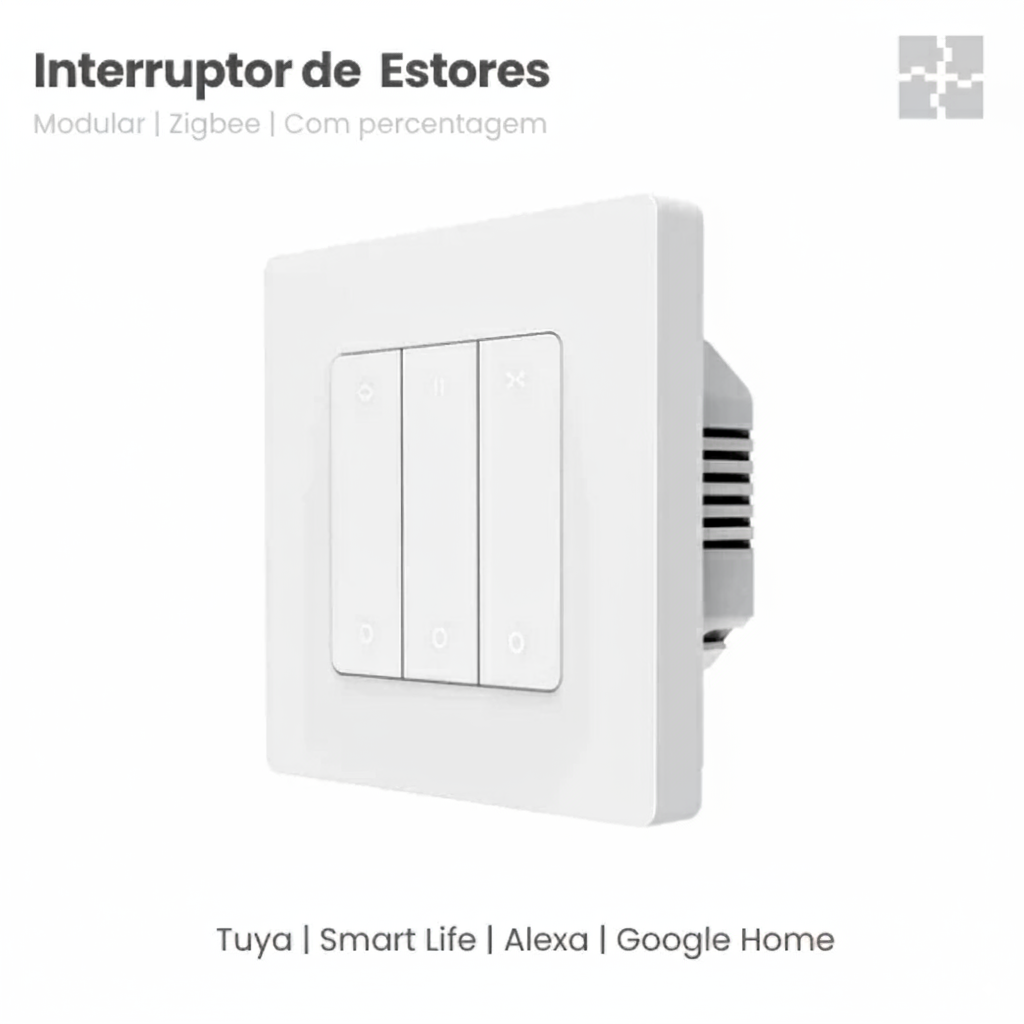 Interruptor Estores Star Ring - Zigbee 3.0 - Branco