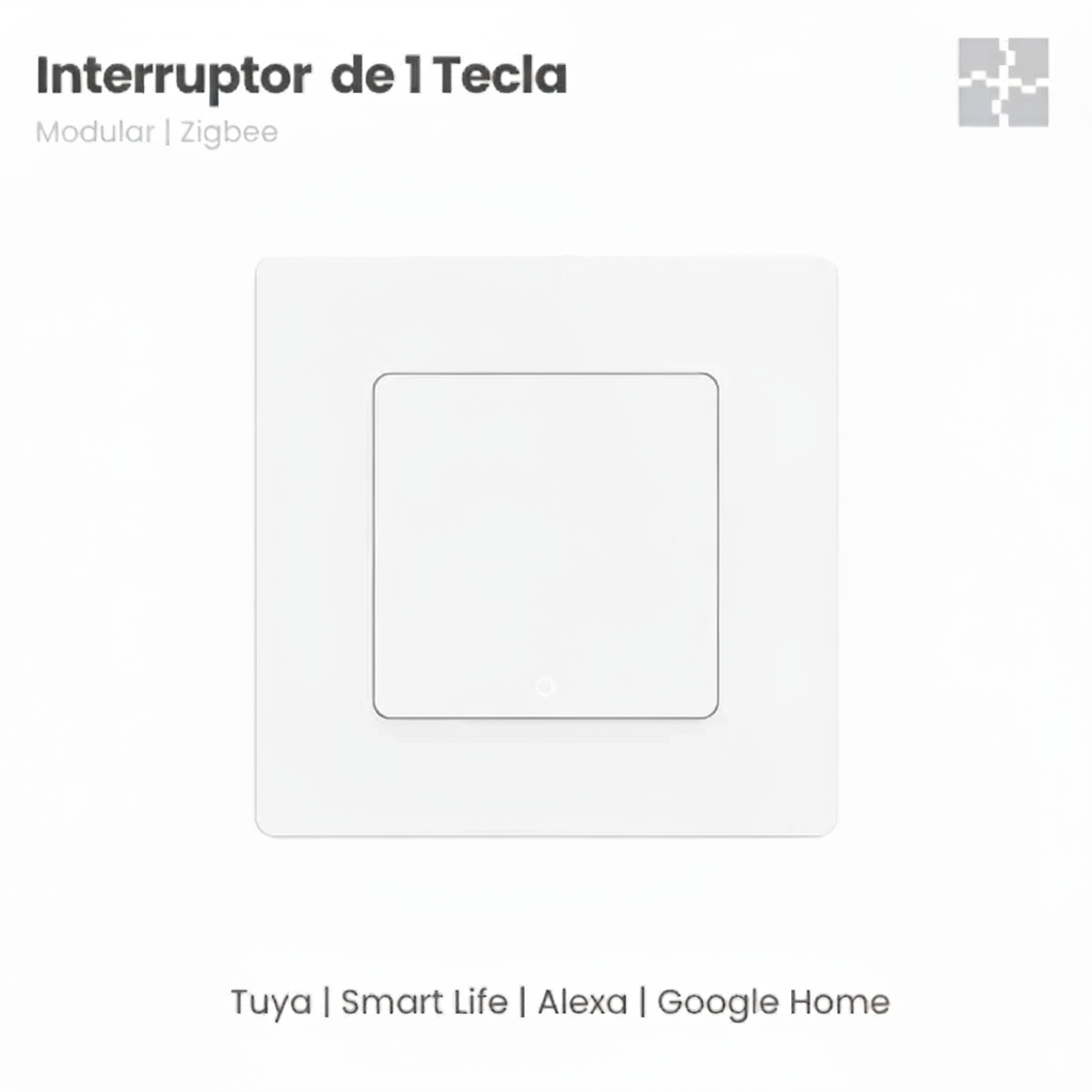 Interruptor Star Ring Zigbee 3.0 - 1 Gang - Branco