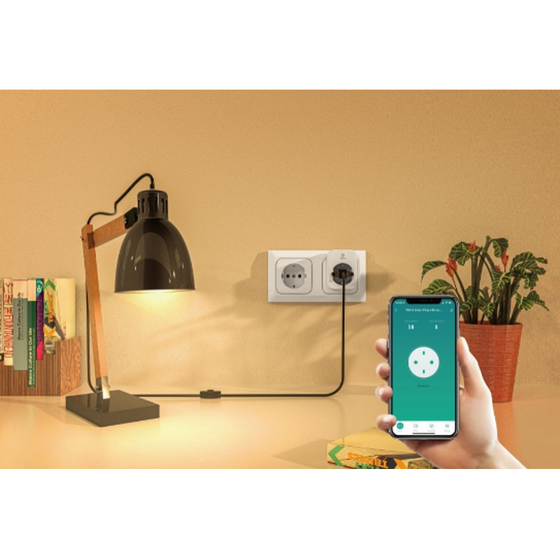 Tomada Inteligente Woox com Monitorização de Consumo Tuya / SmartLife