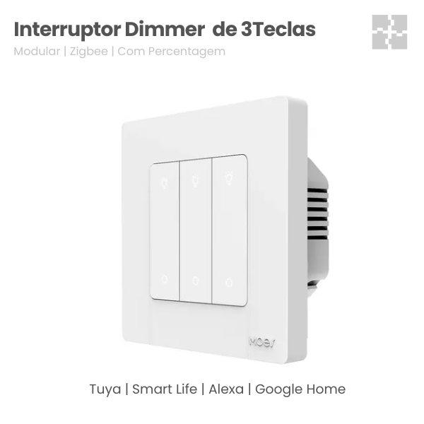 Interruptor Dimmer Star Ring Moes - Zigbee 3.0 - Branco
