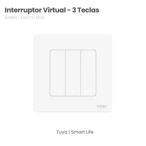 Interruptor Virtual Star Ring Moes - Zigbee 3.0 - Branco