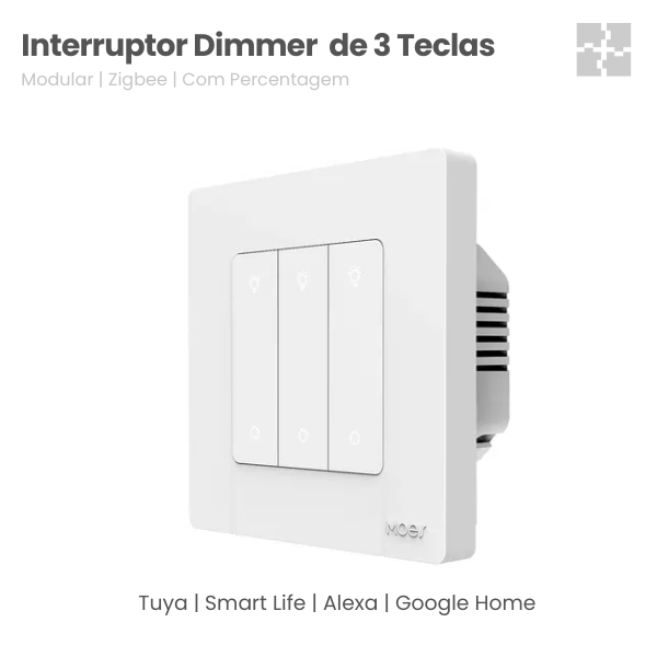 Interruptor Dimmer Star Ring Moes - Zigbee 3.0 - Branco