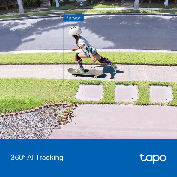 Câmara de Segurança TP-Link Tapo TC46 Ultra HD 4K – Proteção Externa 360° Wi-Fi