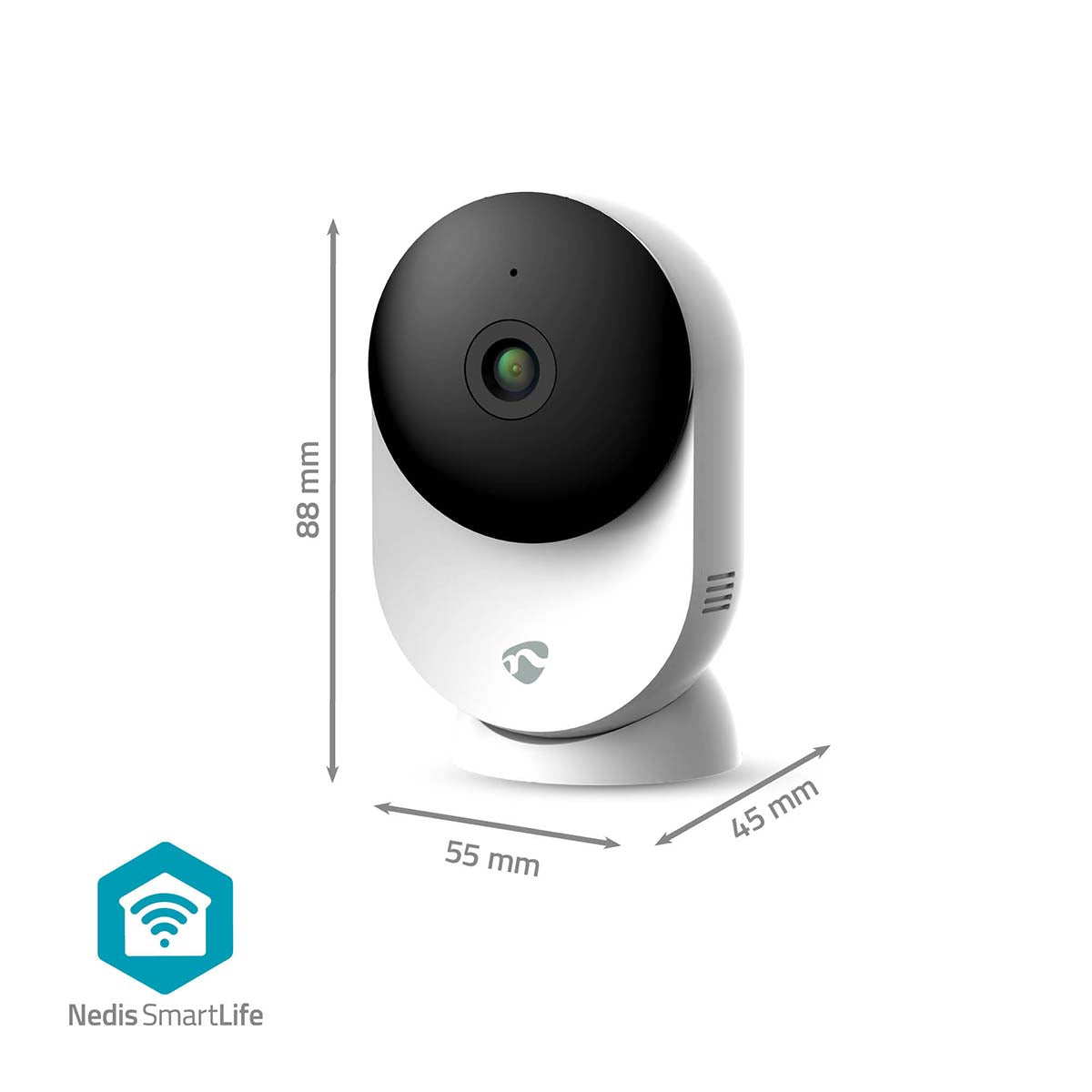 Câmara p/Interior Inteligente Wi-Fi FHD - Nedis - Tuya / SmartLife