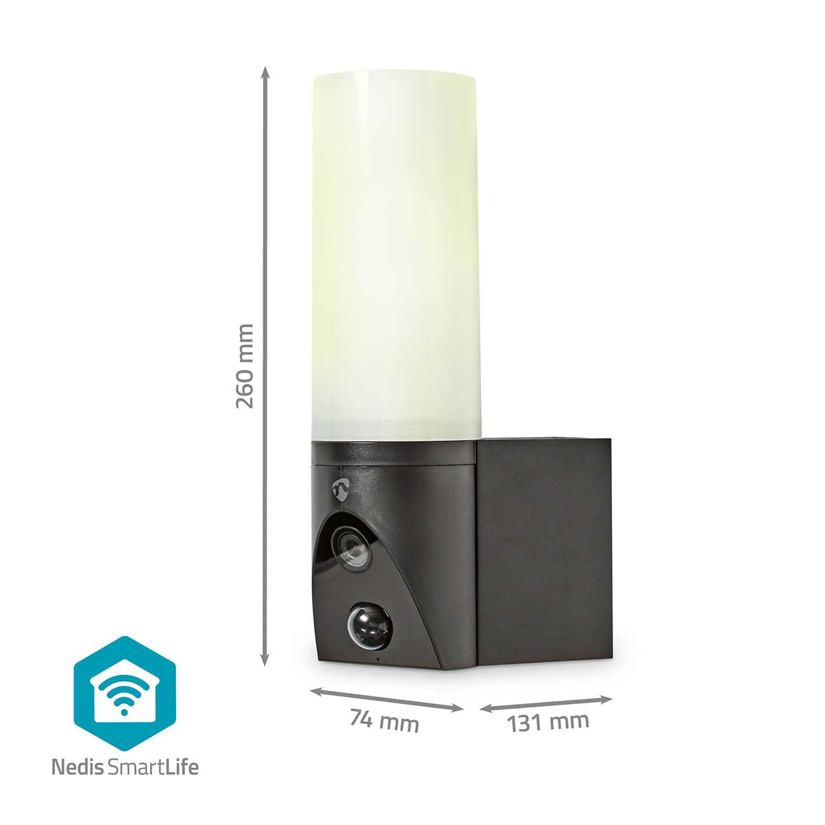 Câmara Full HD p/Exterior com Luz LED - Nedis - Tuya / SmartLife