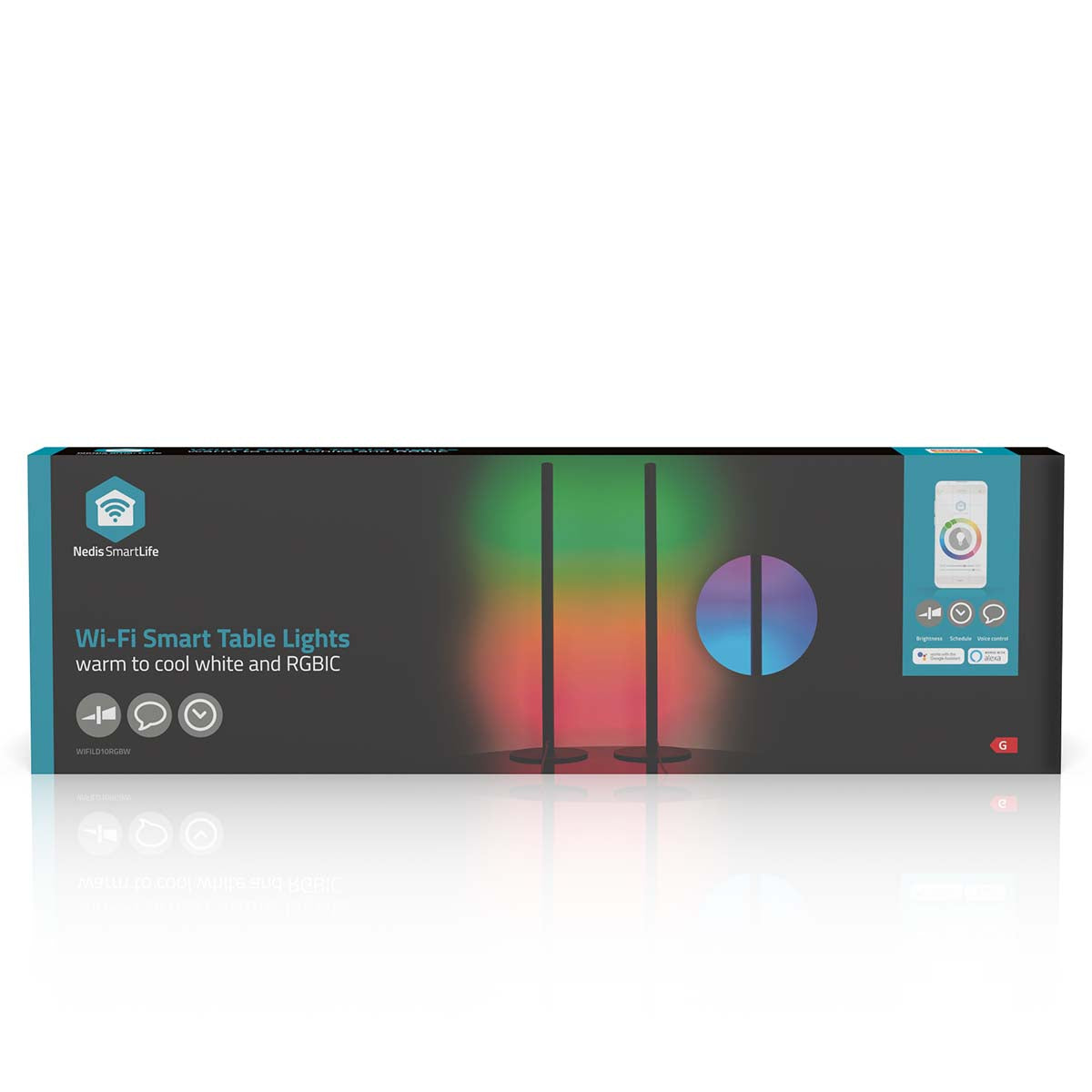 Barras Led de Secretária Inteligentes Wi-Fi - Nedis - Tuya / SmartLife
