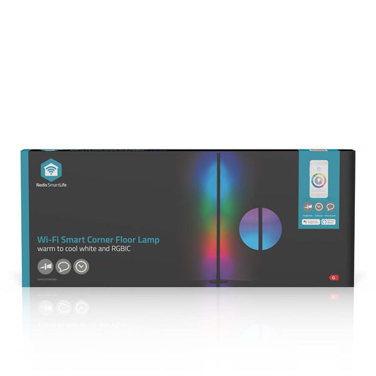 Candeeiro Vertical Inteligente LED Wi-Fi - Nedis - Tuya / SmartLife