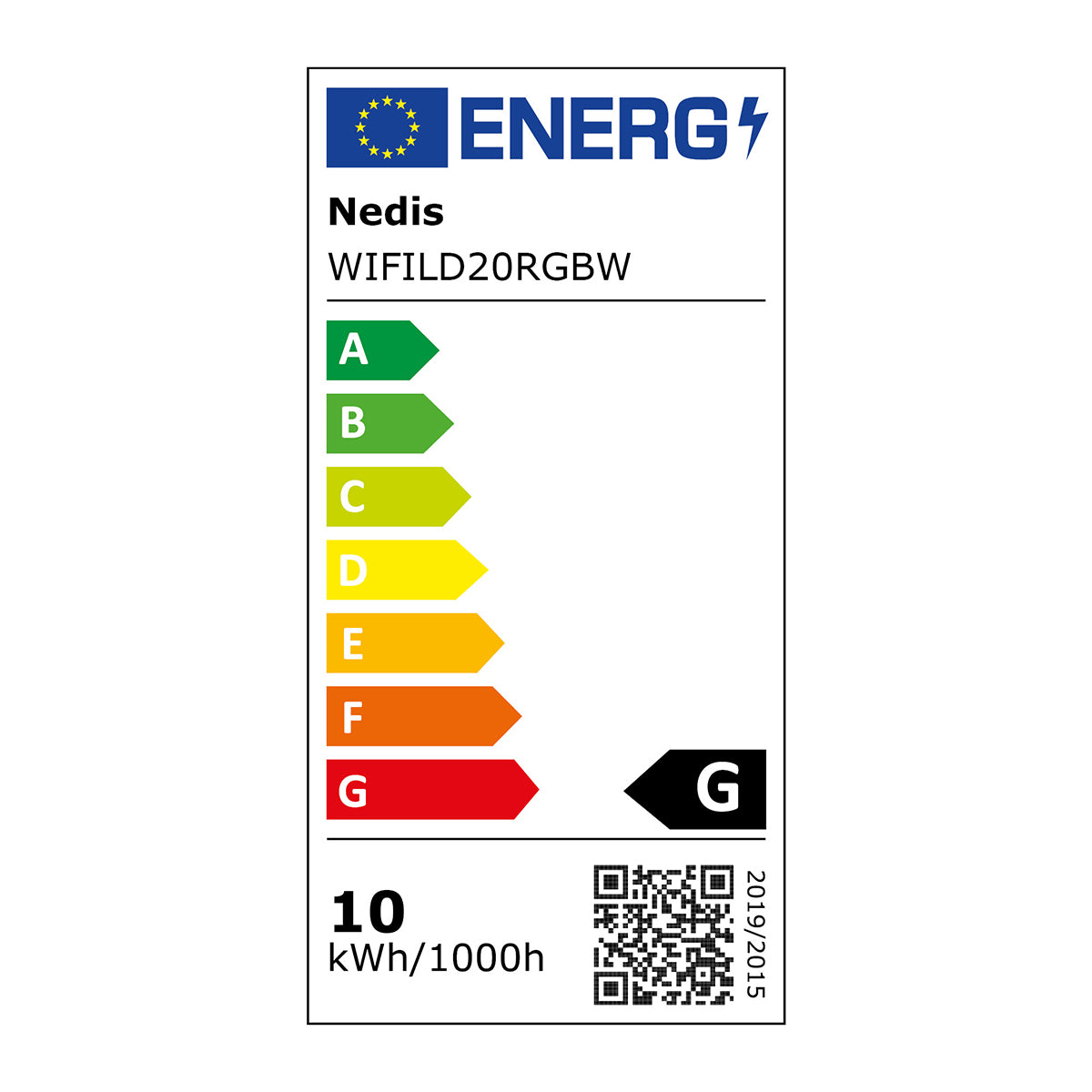 Candeeiro Vertical Inteligente LED Wi-Fi - Nedis - Tuya / SmartLife