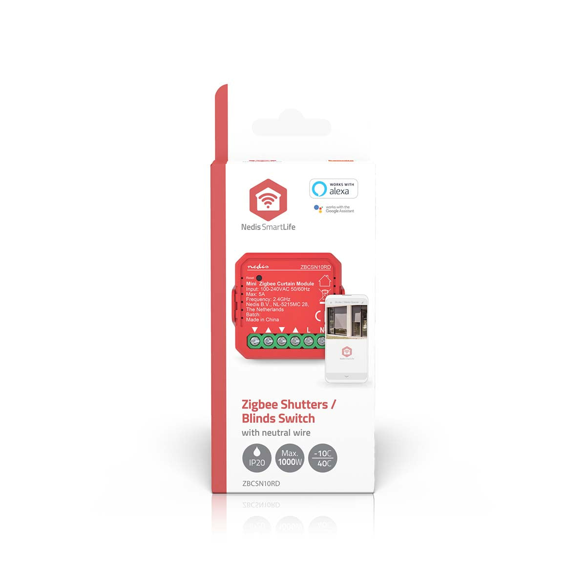 Mini Módulo para Estores Zigbee com Percentagem - Nedis - Tuya / Smartlife