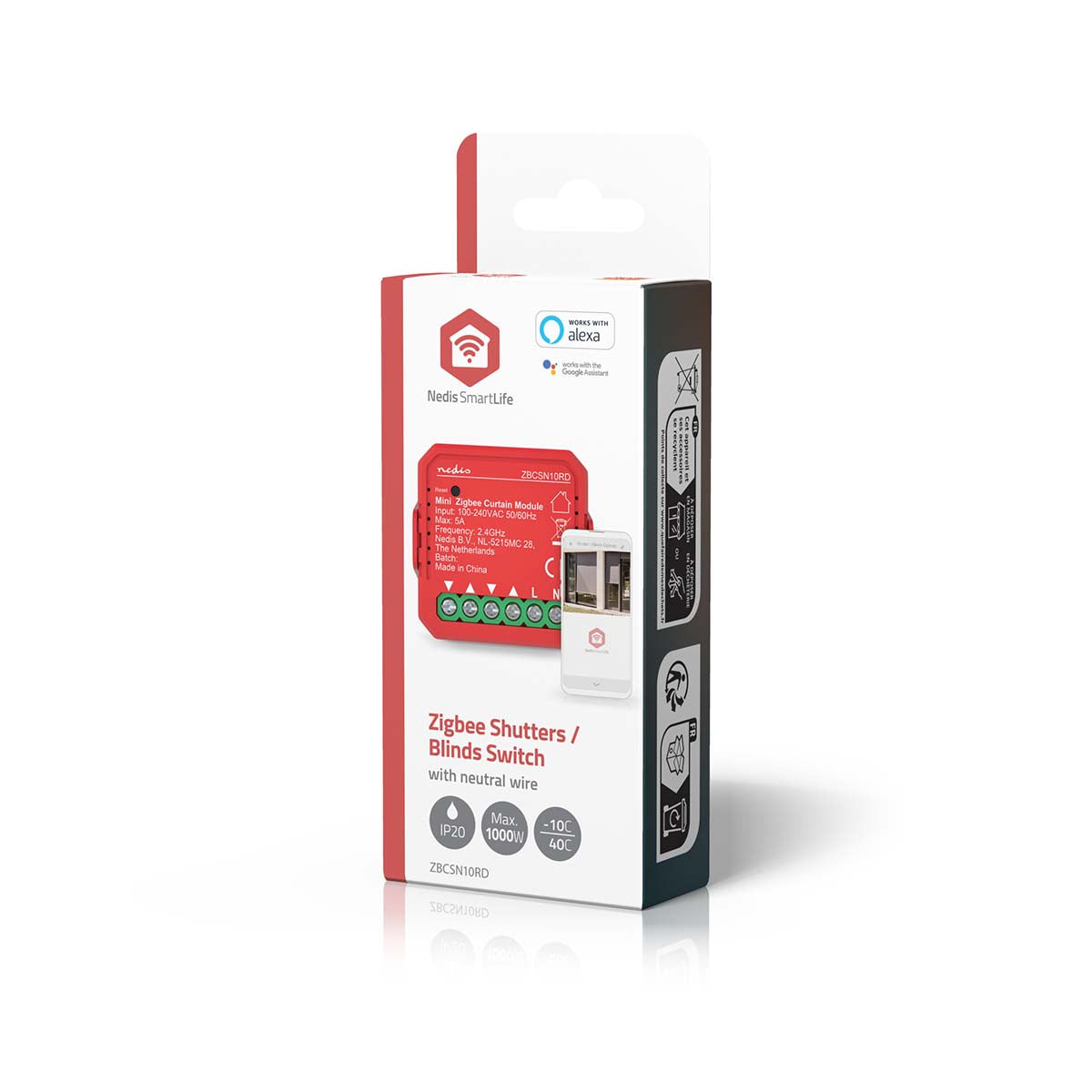 Mini Módulo para Estores Zigbee com Percentagem - Nedis - Tuya / Smartlife