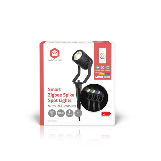 Focos de Jardim Inteligentes Zigbee - Nedis - Tuya / SmartLife