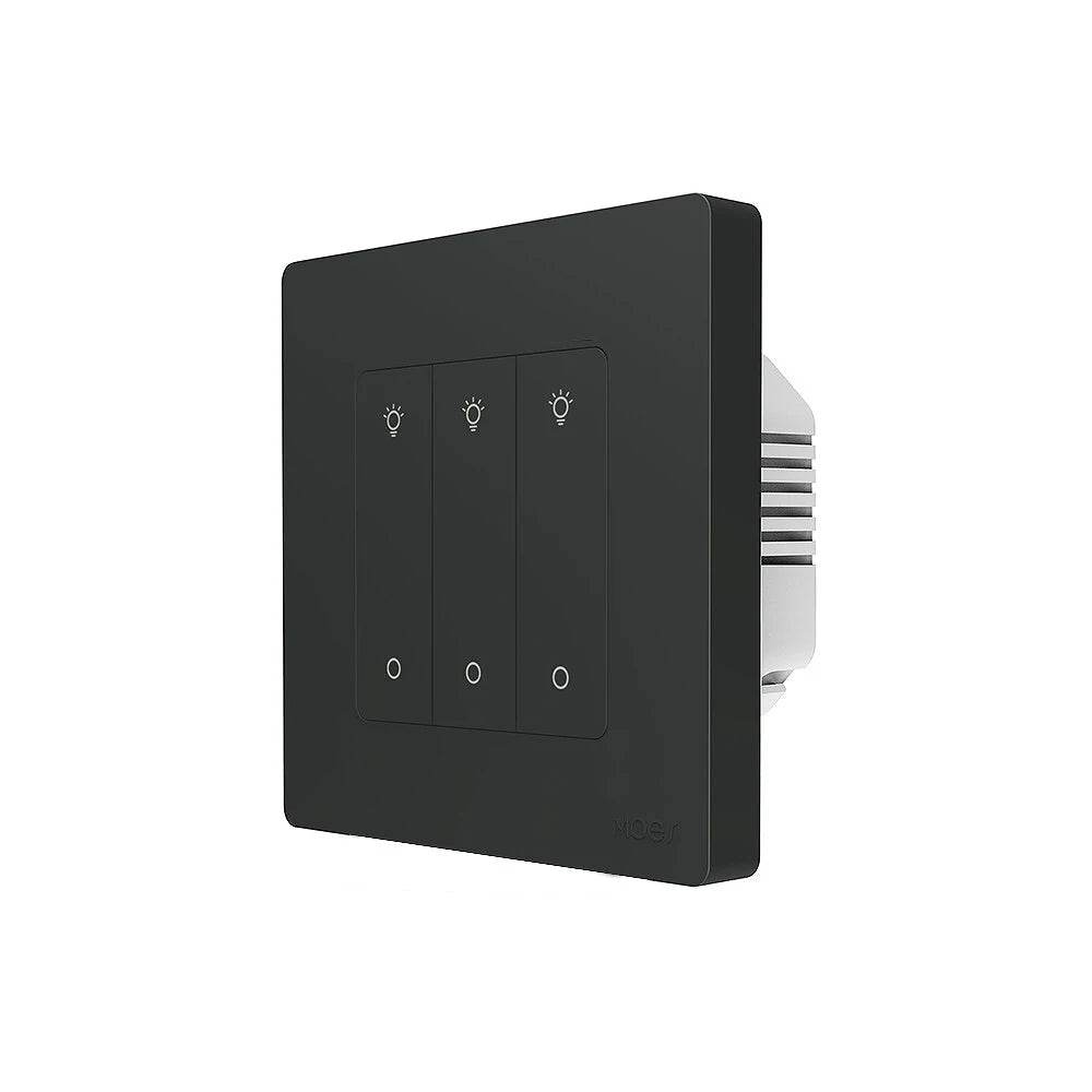 Interruptor regulador de intensidad Moes Star Ring - Zigbee 3.0 - Gris