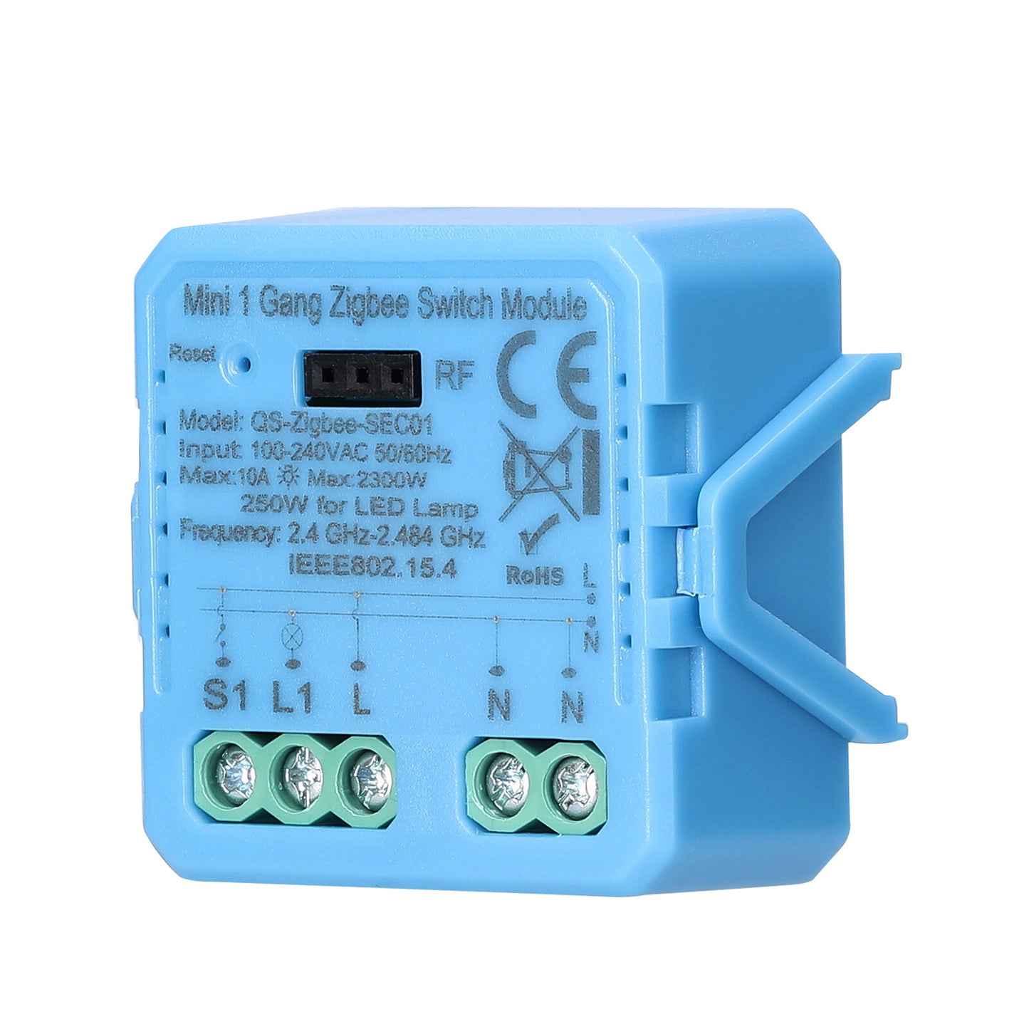 Mini Módulo de Luzes simples (1 gang) – Zigbee 3.0 – Tuya / Smartlife