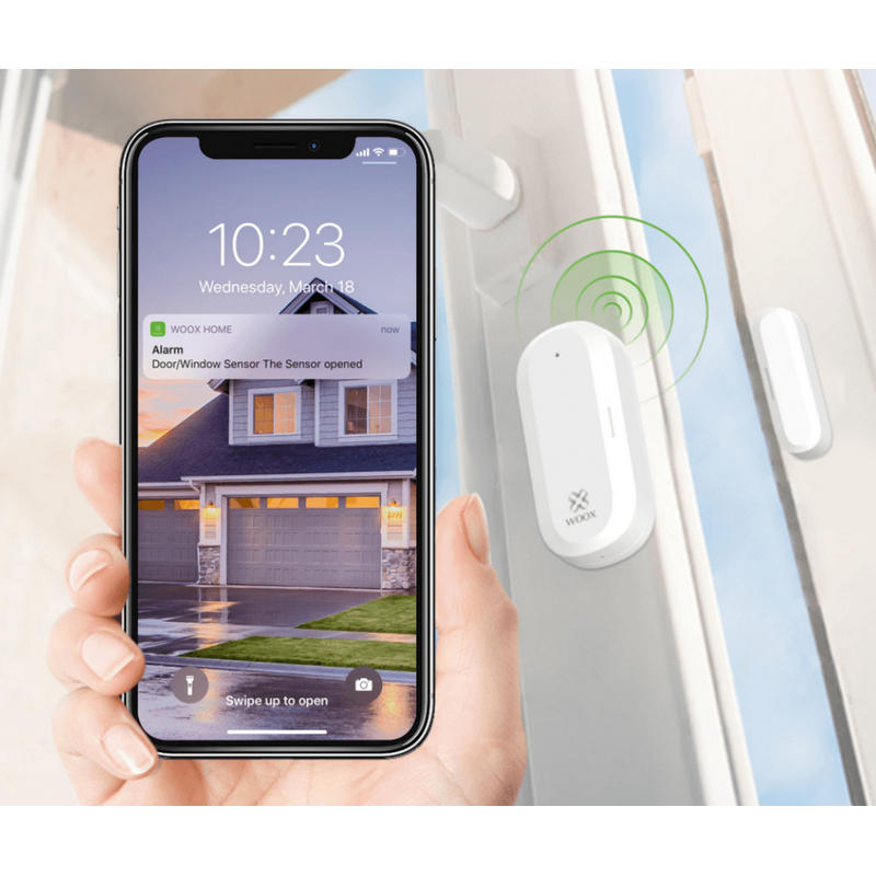 Sensor inteligente para puertas y ventanas Woox / Tuya / Smart Life