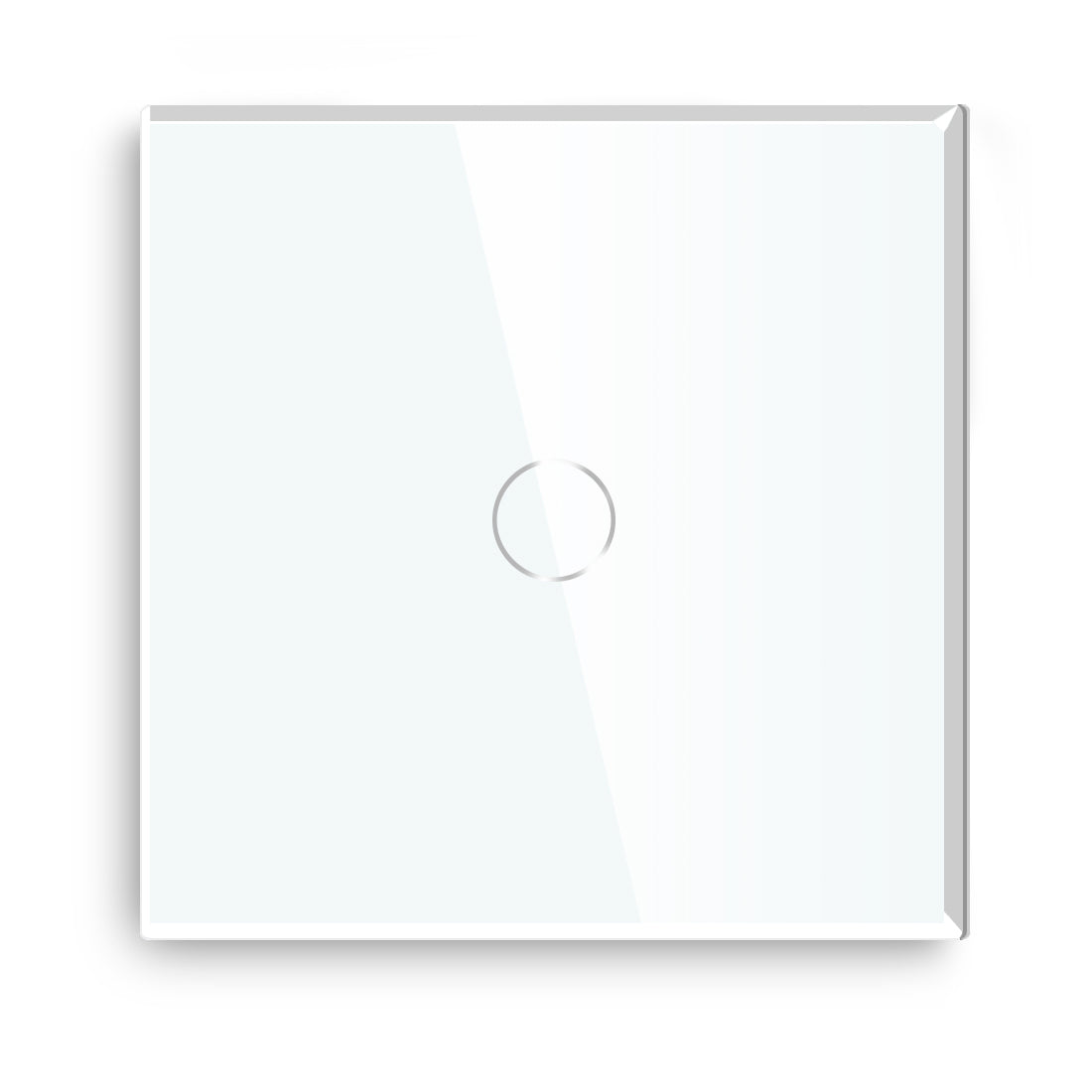 Painel de Vidro Interruptor 1 Gang 86*86mm para Integração em Zigbee Desire - GL86P1W