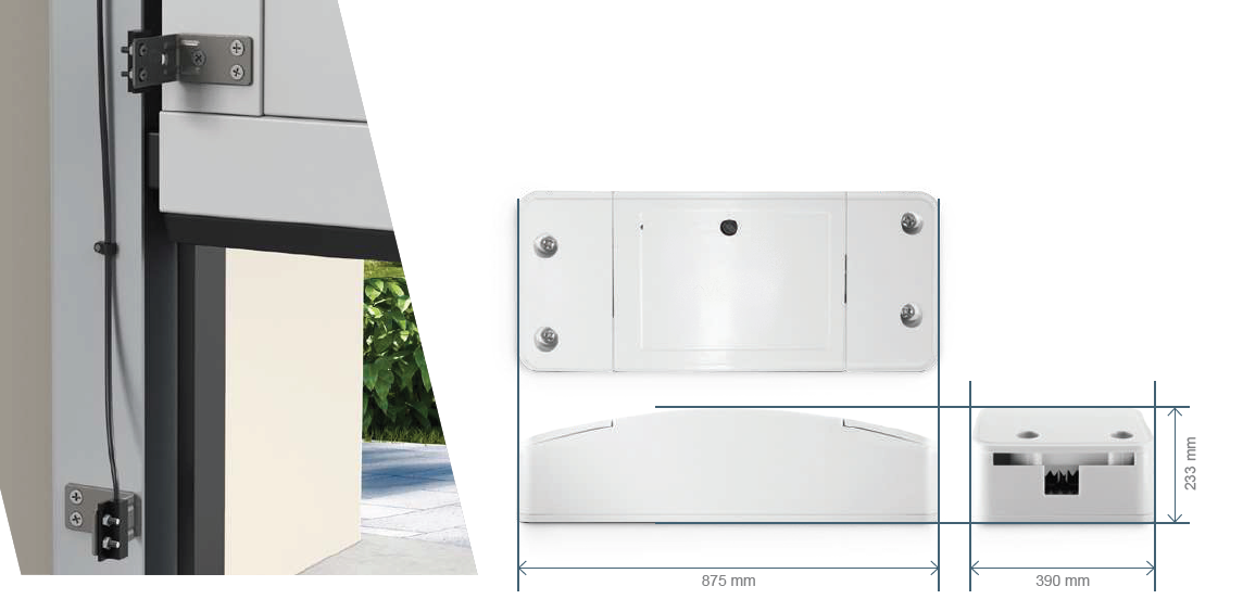 Módulo Wi-Fi Moes para puertas inteligentes - Tuya/Smartlife para motores de puertas