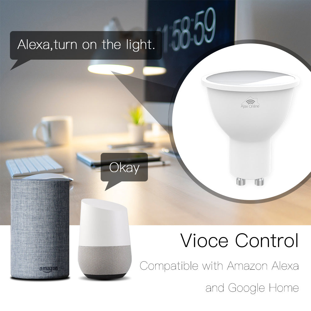 Bombilla inteligente Zigbee RGB GU10 - Tuya / Smartlife / Hue / eWelink - ZB-5W-GU10