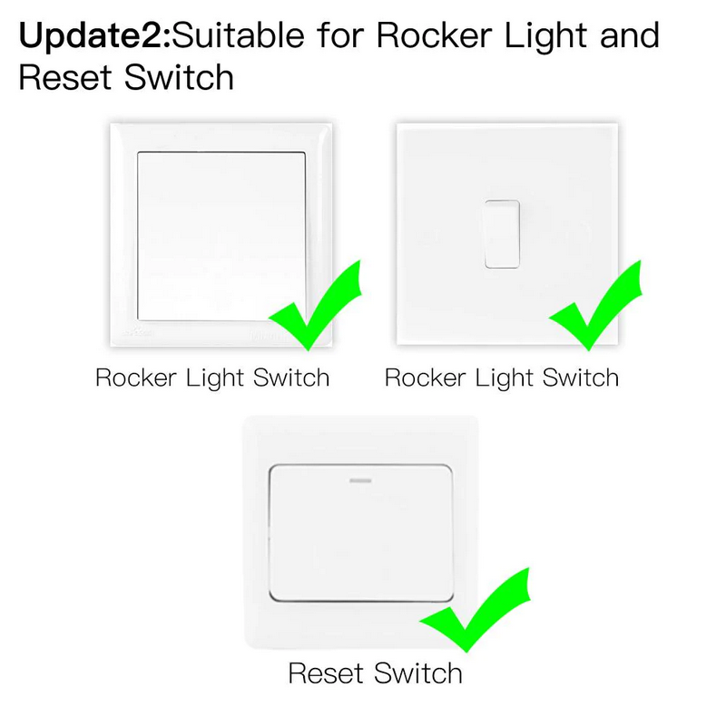 Módulo de Luzes Simples - Zigbee 3.0 + RF para 1 Interruptor Moes - Tuya / Smartlife - MS-104Z
