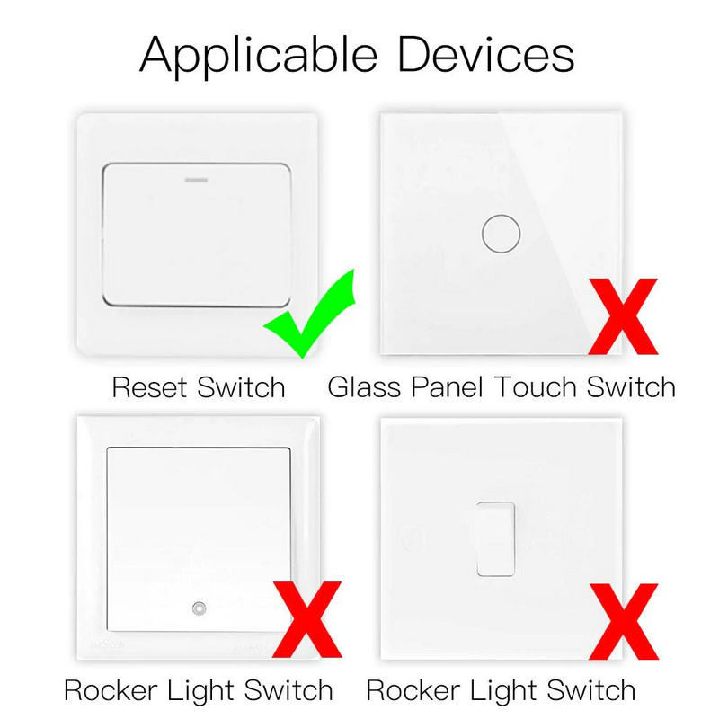 Módulo de Luzes Dimmer - Zigbee 3.0 para Interruptor Simples Moes - Tuya / Smartlife - MS-105Z
