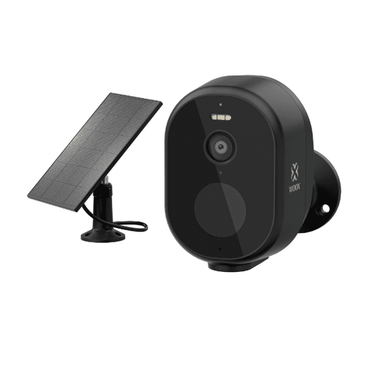 Cámara de seguridad inalámbrica para exteriores con panel solar, Tuya y SmartLife