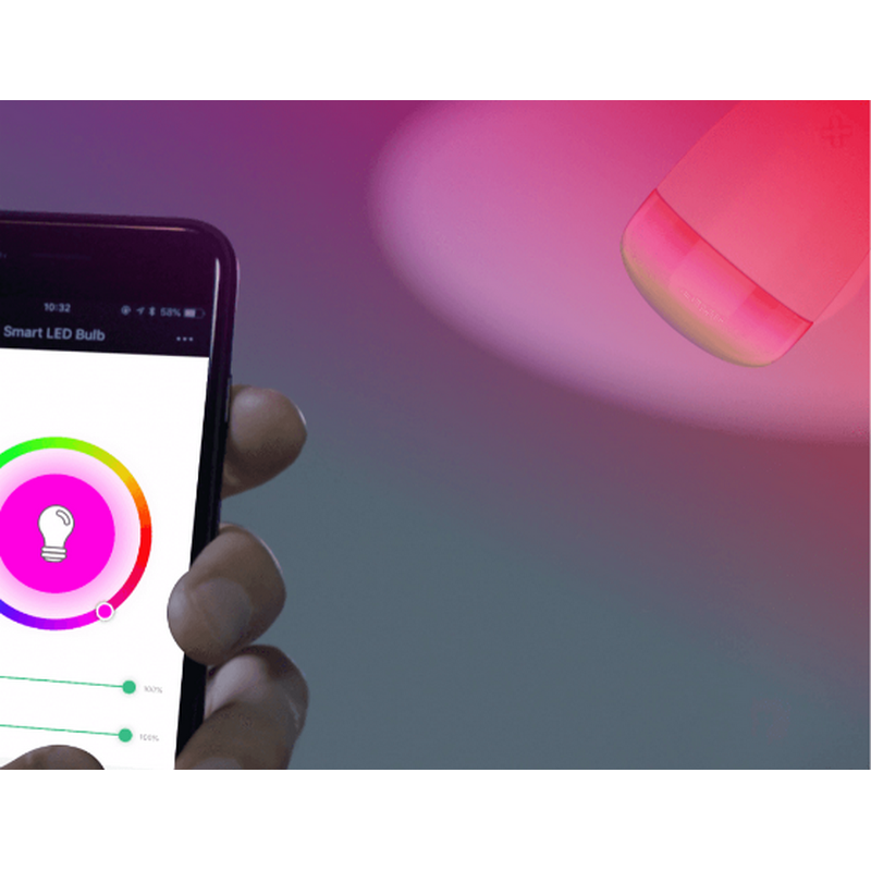Bombilla inteligente Woox LED Diamond E27 WiFi de alto rendimiento para Tuya y Smart Life