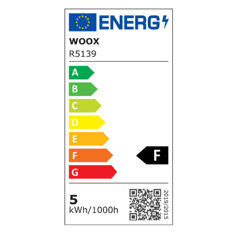 Bombilla de filamento Woox E27 470lm 4,9W Blanco cálido 2700K + Blanco frío 6500K
