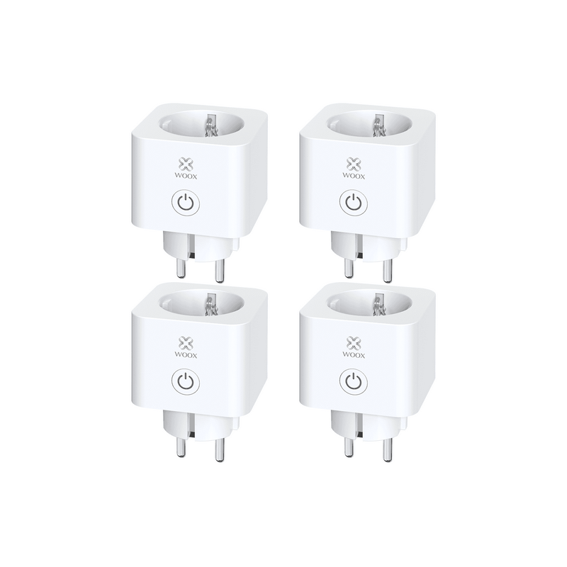 Tomada Inteligente Woox / Pack 4 / com Medidor de Energia / Tuya / SmartLife