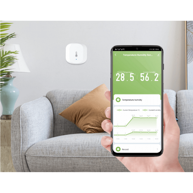 Sensor inteligente de temperatura y humedad Woox/Tuya/Smart Life