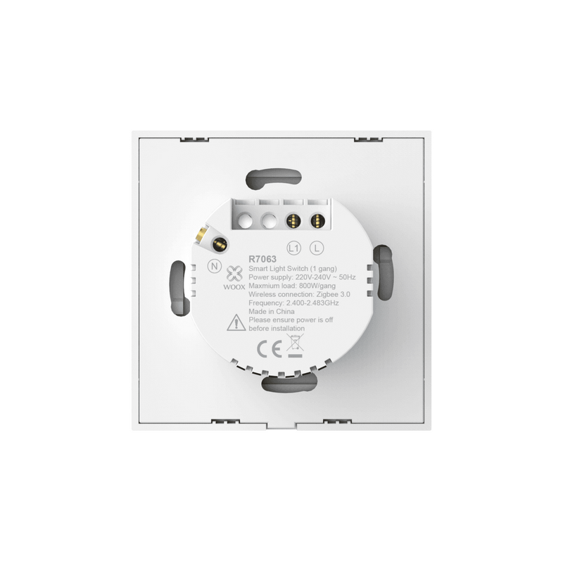 Interruptor Zigbee de luz de parede inteligente Woox / Tuya / Smart Life
