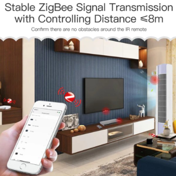 Mando a distancia universal infrarrojo Zigbee de Moes - Tuya/Smartlife