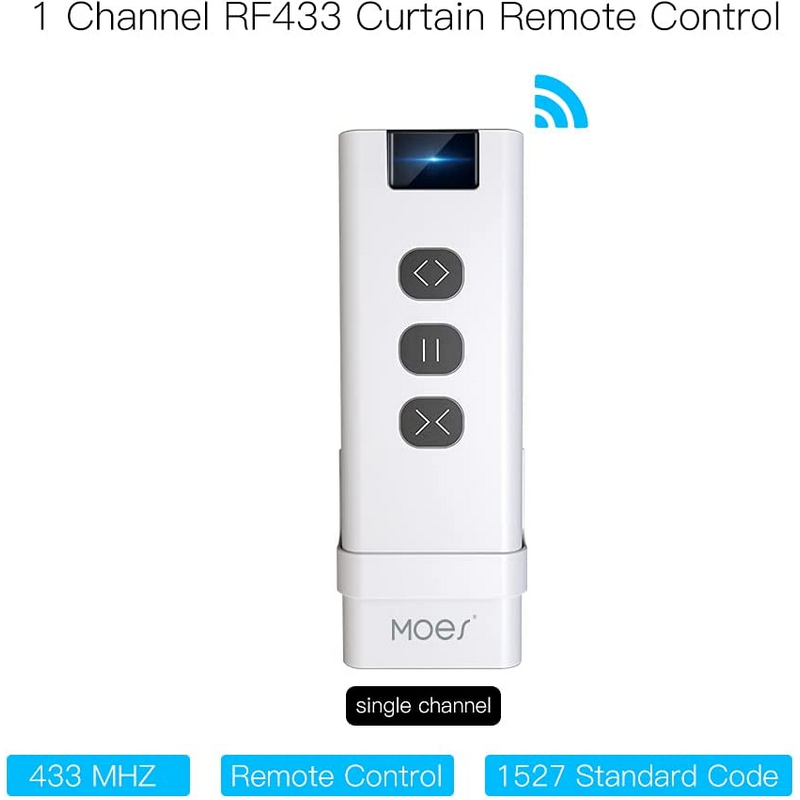 Control remoto RF Moes para módulos de persianas - Tuya/Smartlife
