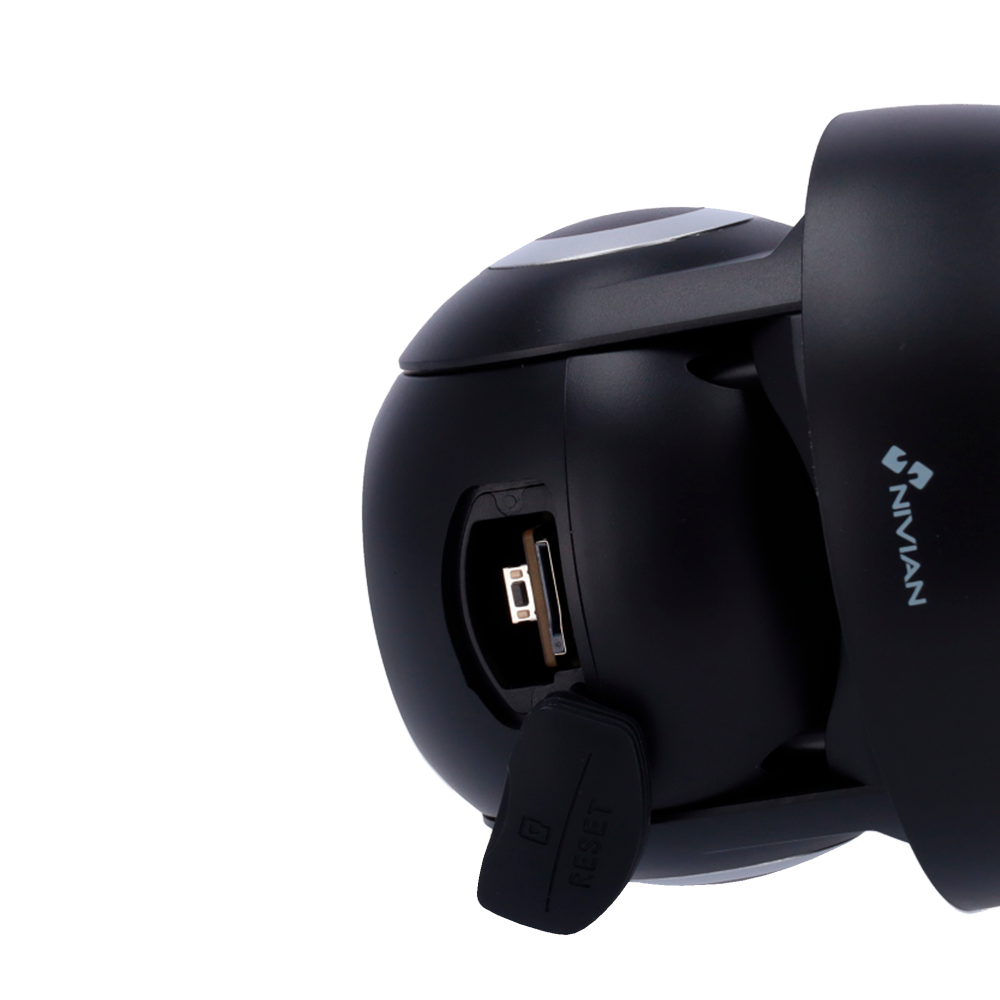 Cámara exterior giratoria de 360 grados - Negra - Tuya/Smartlife