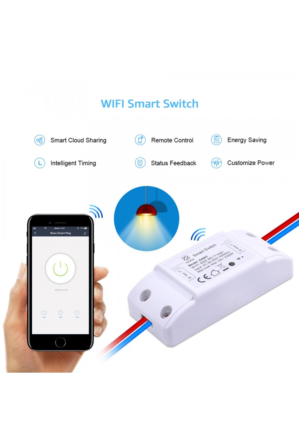 Interruptor Integracional Inteligente Woox / Tuya / Smart Life