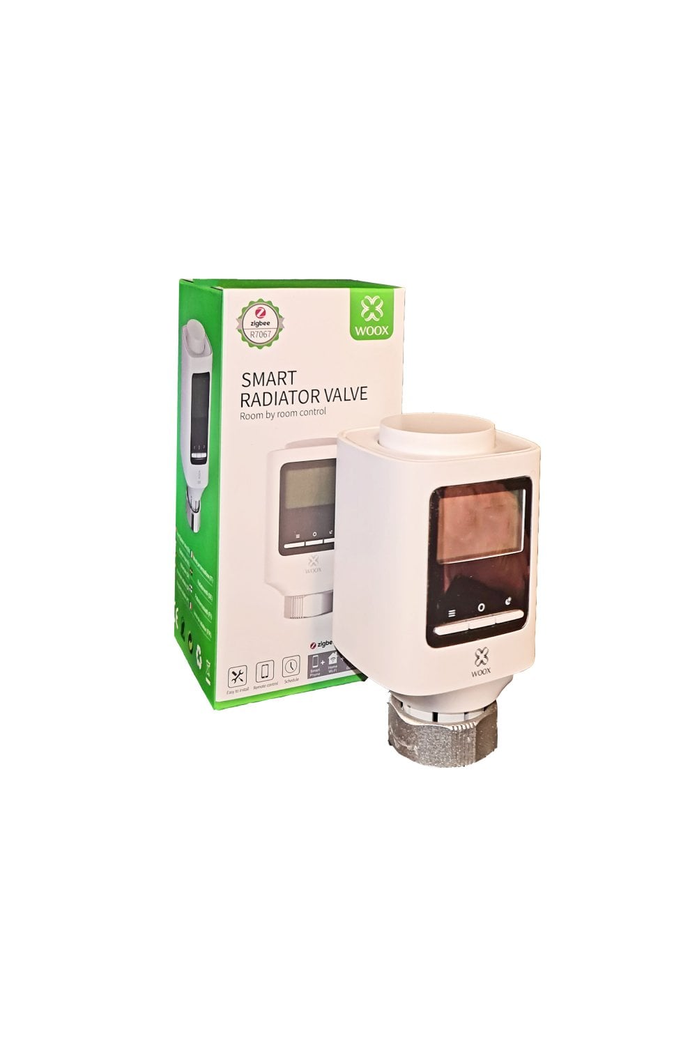 Termostato inteligente para radiador Woox/Tuya/Smart Life - R7067 (individual)