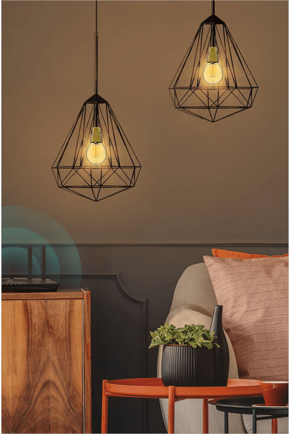 Bombilla LED de filamento Woox E27 inteligente/TUYA/Smart Life