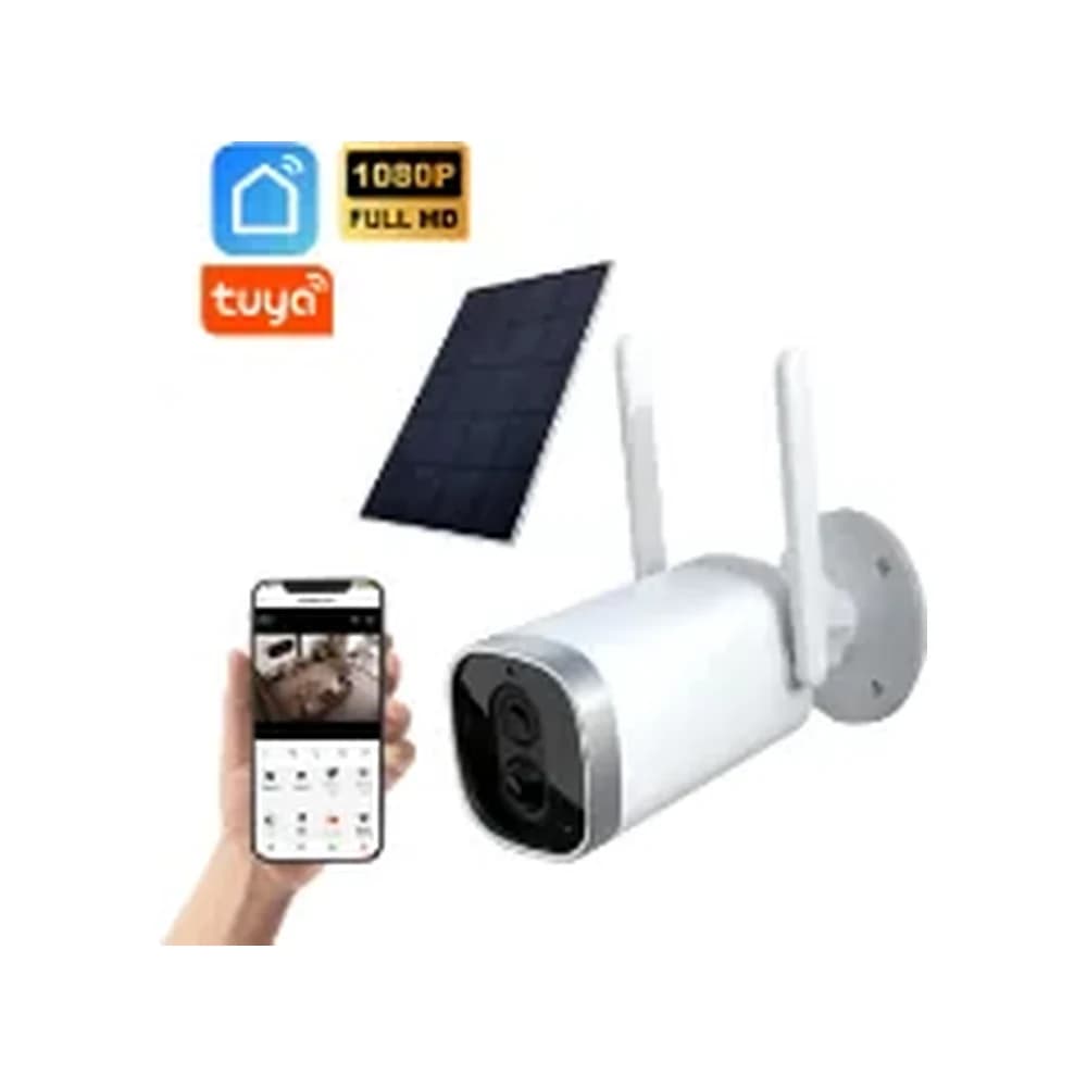 Câmara Wi-Fi a bateria com painel solar 2MP
