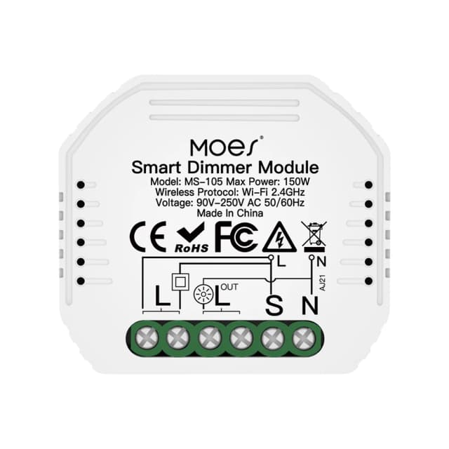 Módulo Dimmer 1 canal Wi-Fi