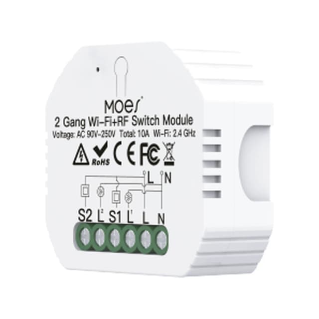 Módulo 2 canais Wi-Fi+RF433