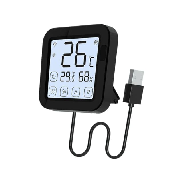 Sensor de temperatura e humidade Wi-Fi+IR com ecrã tátil
