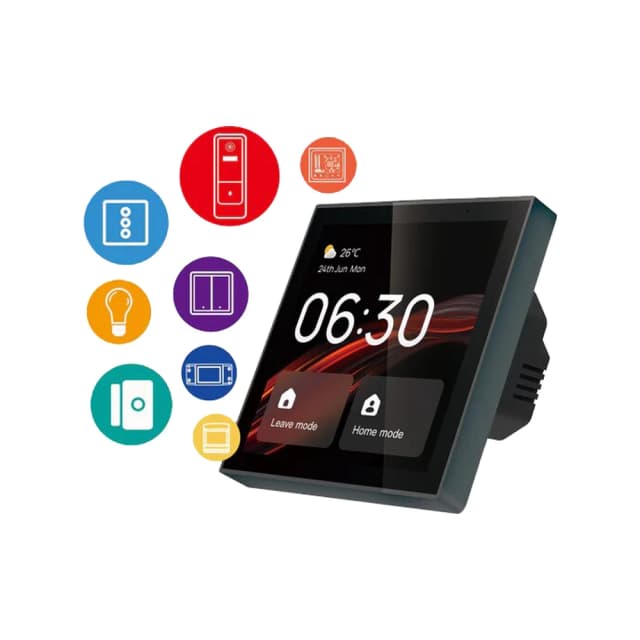 Painel de controlo e HUB Tuya com ecrã tátil 4'' e Alexa integrada