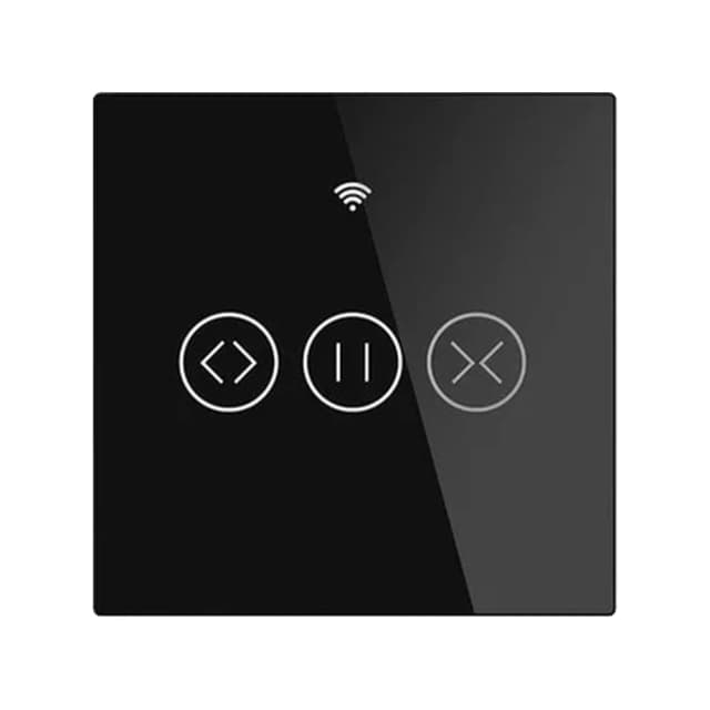 Interruptor de persianas ZigBee+RF433 Preto
