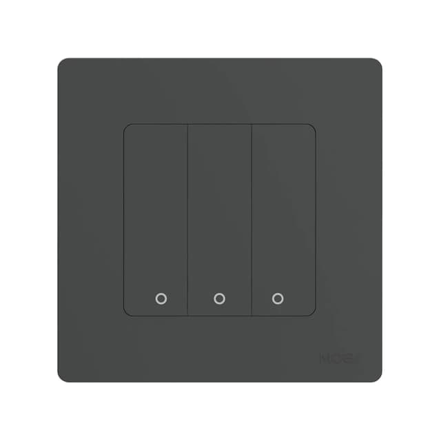 Interruptor Star Ring Zigbee 3.0 - 3 Gang - Cinzento