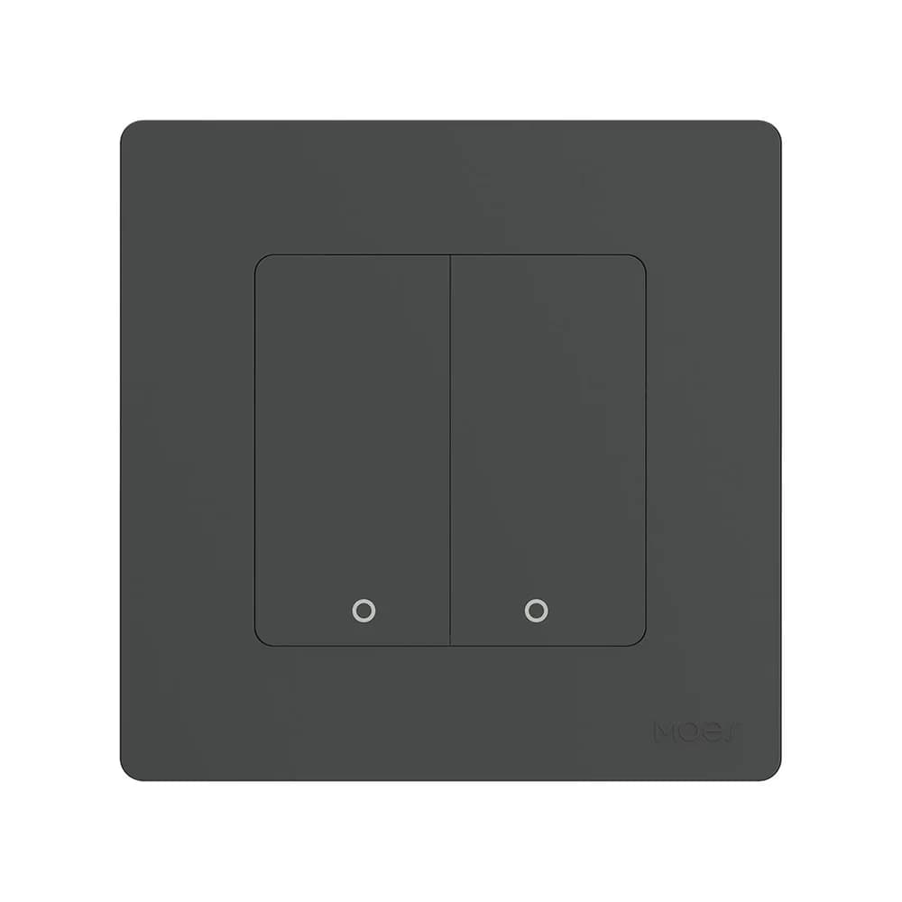 Interruptor Star Ring Zigbee 3.0 - 2 Gang - Cinzento