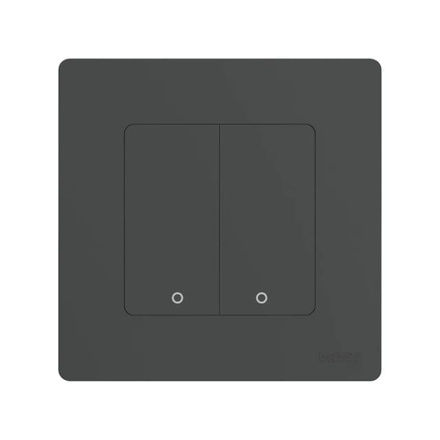 Interruptor Star Ring Zigbee 3.0 - 2 Gang - Cinzento