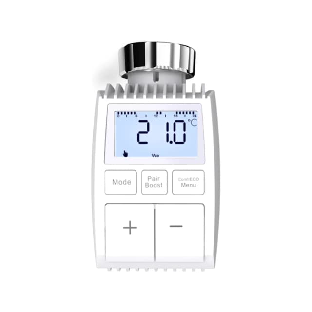 Controlador de temperatura programável com termostato para radiadores