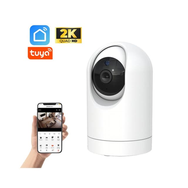 Câmara Wi-Fi Interior Rotativa 4MP 2K (Dual-Band) Tuya / SmartLife
