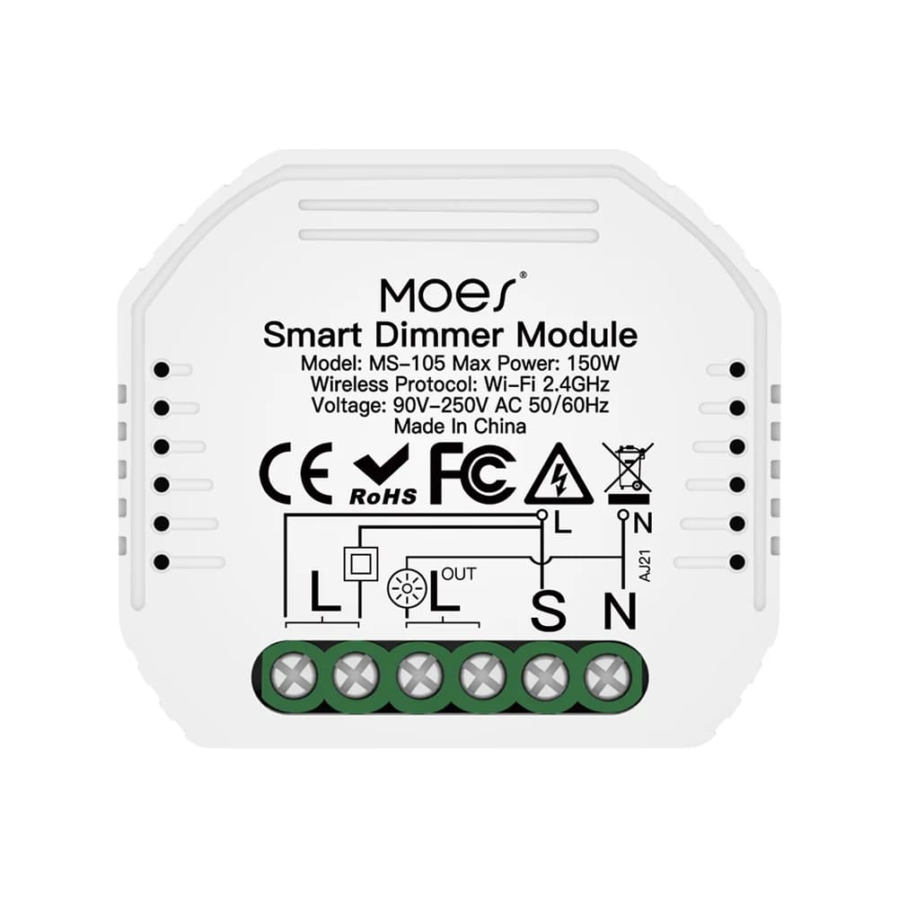 Módulo Dimmer 1 canal Wi-Fi