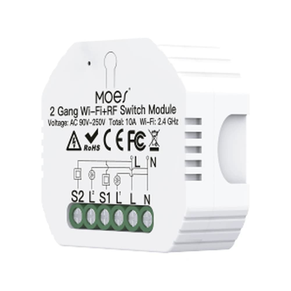 Módulo 2 canais Wi-Fi+RF433