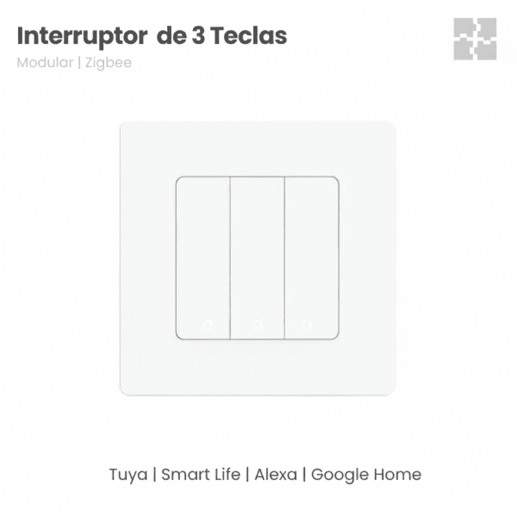 Interruptor Star Ring Zigbee 3.0 - 3 Gang - Branco