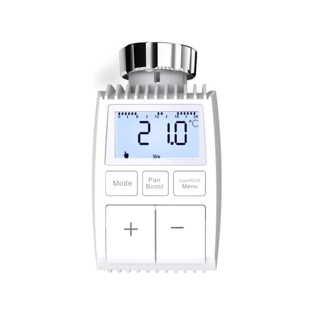 Controlador de temperatura programável com termostato para radiadores
